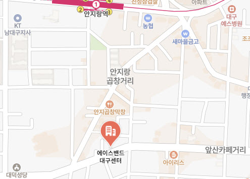 대구센터 지도 보기